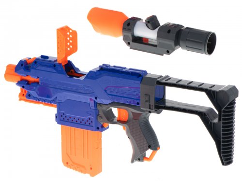 KIK Detský samopal NERF s puškohľadom + 48 nábojov bazár