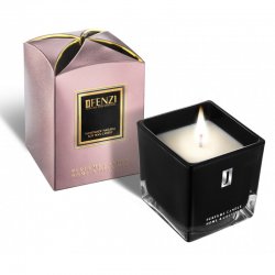 J' Fenzi Opal Glamour Sójová vonná sviečka s vôňou parfumu Yves Saint Laurent Opium Black 200 g
