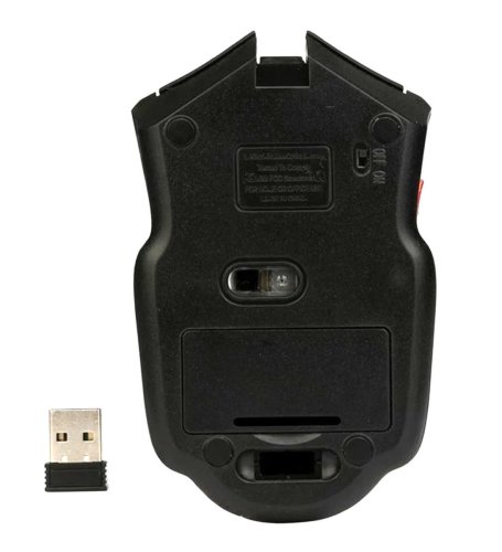 APT AK303B Herní bezdrátová myš stříbrná