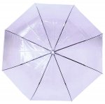 APT Priehľadný dáždnik fialový