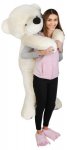 Veľký plyšový medveď biely 160 cm