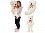 Veľký plyšový medveď biely 160 cm