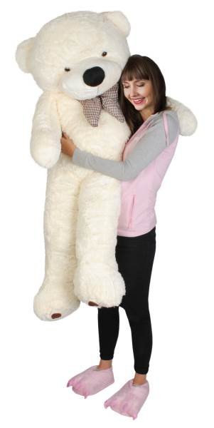 Veľký plyšový medveď biely 160 cm