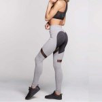 eCa Dámské sportovní legíny Fitness Trening šedé vel. M
