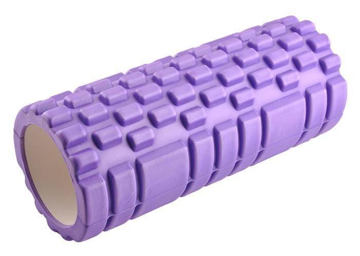 Tunturi Jóga pěnový válec s masážními výstupky - fialový
