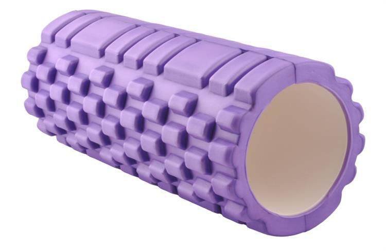 Tunturi Jóga pěnový válec s masážními výstupky - fialový