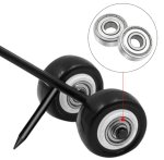 APT AG394E Vytrhávač plevele s kolečky, rovný hrot