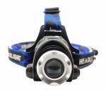 APT ZD24A Čelovka 9W CREE-XML-L LED T6Z nabíjecí, 1800 lm
