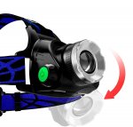 APT ZD24A Čelovka 9W CREE-XML-L LED T6Z nabíjecí, 1800 lm