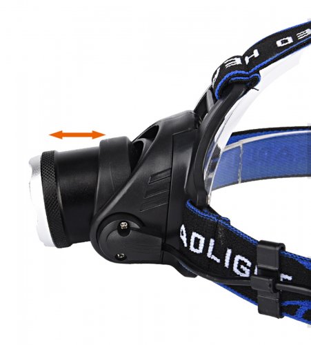 APT ZD24A Čelovka 9W CREE-XML-L LED T6Z nabíjecí, 1800 lm