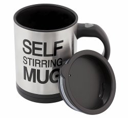 APT AG459 Líný hrnek 350 ml černý