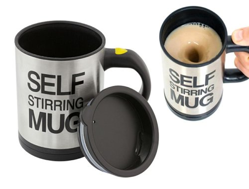 APT AG459 Líný hrnek 350 ml černý