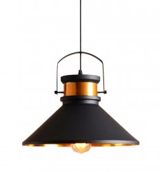 APT ZD74H Závěsné stropní svítidlo Retro Loft E27 černé 
