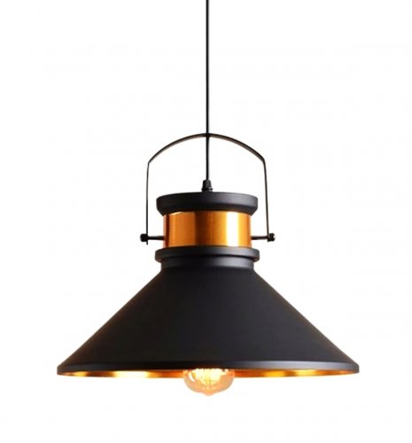 APT ZD74H Závěsné stropní svítidlo Retro Loft E27 černé 