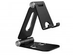 Verk 04109 Stolní kovový držák na mobil, tablet skládací černý