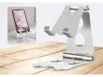 Verk 04109 Stolní kovový držák na mobil, tablet skládací černý