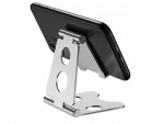 Verk 04109 Stolní kovový držák na mobil, tablet skládací černý