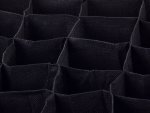 Verk 01622 Organizer do zásuvky na prádlo 24 přihrádek černý