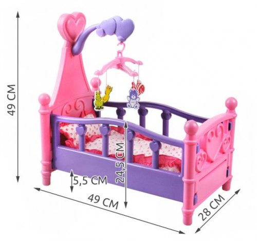 ISO 1400 Detská postieľka pre bábiky
