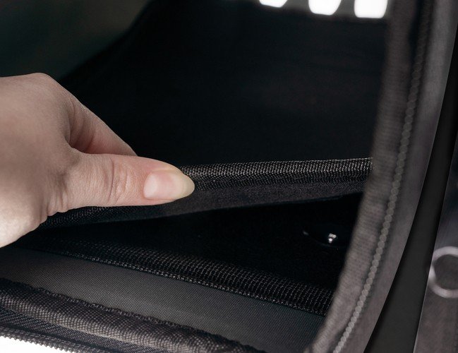 Purlov Přepravní taška pro zvířata 43x32x27 cm černá