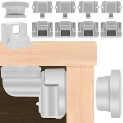 Malatec Bezpečnostní magnetická zábrana do skříně a zásuvek 4 ks