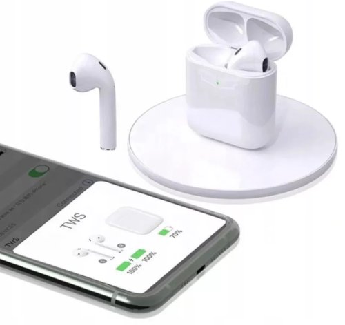 Pronett Bezdrôtové slúchadlá i200 GPS - TWS s dobíjacím boxom biele