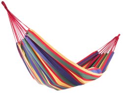 Verk Hamaka houpací síť 200 x 150 cm silné červené pruhy