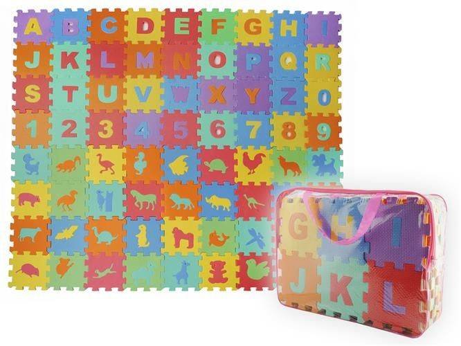 Kruzzel 4495 Penové puzzle EVA 16 x 16cm - 72 ks