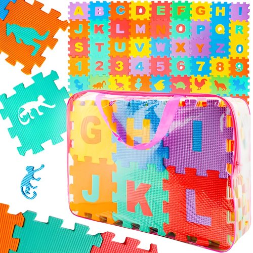 Kruzzel 4495 Penové puzzle EVA 16 x 16cm - 72 ks