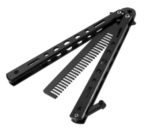 APT AG530C Hrebeň motýlik skladací čierny