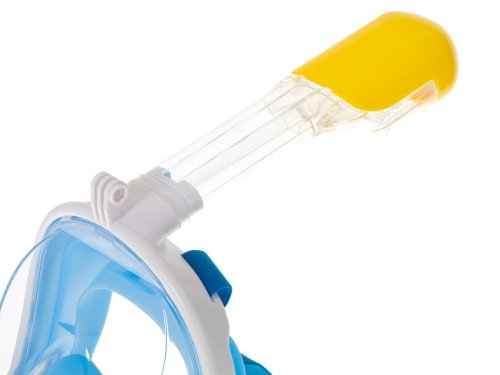 KIK Celotvárová šnorchlovacia maska ​​modrá S/M