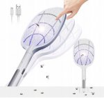 Verk 24062 Plácačka na muchy elektrická s UV svetlom biela
