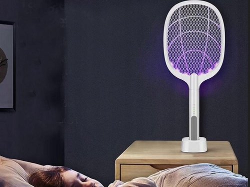 Verk 24062 Plácačka na muchy elektrická s UV svetlom biela