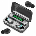 Verk 04103 Bezdrôtové slúchadlá F9 TWS Bluetooth 5.0 - Powerbanka