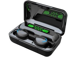 Verk 04103 Bezdrátová sluchátka F9 TWS Bluetooth 5.0 - Powerbanka