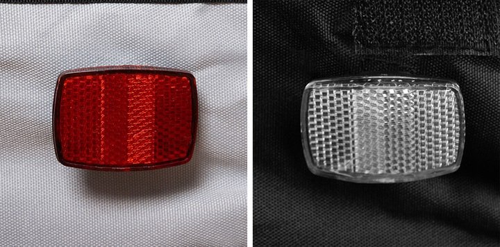 Malatec 14746 Vozík za kolo 3v1 LED černošedý