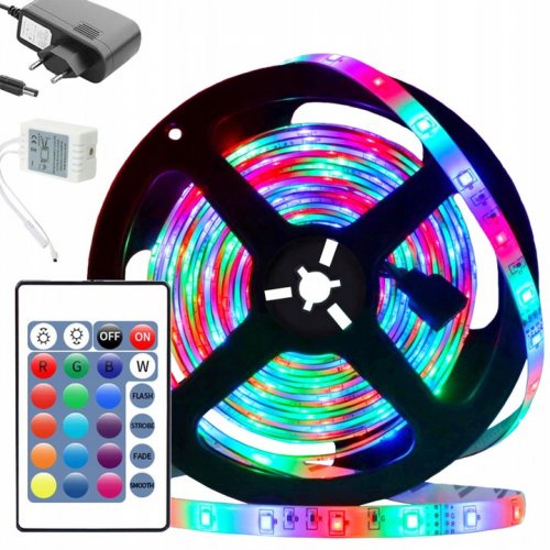 Verk 12258 LED pásik RGB 3528 5 m s diaľkovým ovládaním