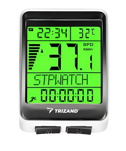 Trizand 18663 Voděodolný tachometr na kolo IPX4 