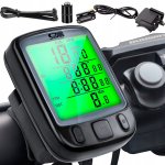 Trizand 18666 Vodeodolný tachometer na bicykel IPX4 čierny