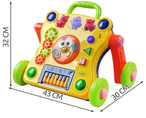 Run Li Toys 4681 Interaktivní chodítko 3v1
