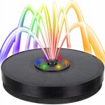 Gardlov 18923 Solární fontána k zahradnímu jezírku 180L/H, RGB