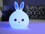 Verk 24072 Nočná RGB lampička dotyková králik USB 1200mAh