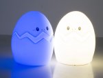 Verk 24074 Nočná RGB lampička dotykové vajíčko 3 x AAA