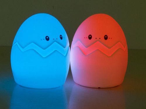 Verk 24074 Nočná RGB lampička dotykové vajíčko 3 x AAA