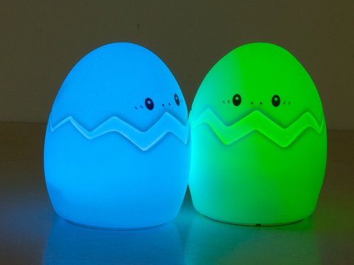 Verk 24074 Nočná RGB lampička dotykové vajíčko 3 x AAA