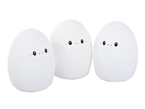 Verk 24076 Noční RGB lampička dotyková vajíčko USB 1200mAh s dálkovým ovládáním