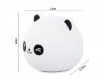 Verk 24077 Nočná RGB lampička dotyková panda 3 x AAA