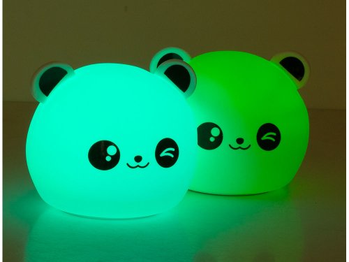 Verk 24077 Nočná RGB lampička dotyková panda 3 x AAA