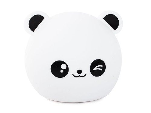 Verk 24079 Noční RGB lampička dotyková panda USB 1200mAh s dálkovým ovládáním
