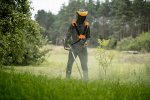Bigstren 18529 Dvouramenný popruh ke křovinořezu černooranžový